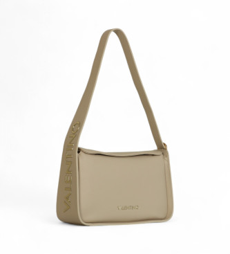 Valentino para mujer. VBS9AA14 Bandolera logotipo beige (OSFA), Casual, Poliuretano