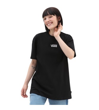 Vans para mujer. VN0A7YUTBLK1 Camiseta Extragrande Flying V negro (M), Casual, Algodón, Manga corta, Vans outlet 2024.