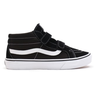 Vans para mujer/niña. VN0A4UI56BT1 Zapatillas SK8-Mid Reissue negro (37), Tela, Plano, Velcro, Casual, moda infantil, Vans outlet 2024.