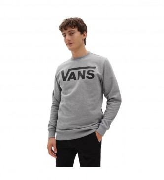 Vans para hombre. VN0A456AADY1 Sudadera De Cuello Redondo Classic Gris (S), Negro, Casual, Deportivo, Algodón, Vans outlet 2024.