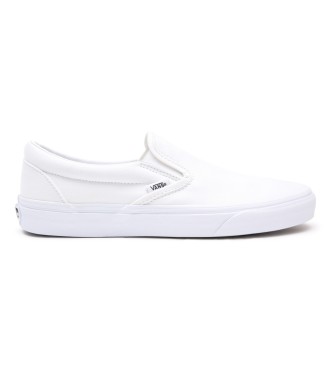 Vans unisex. VN000EYEW001 Zapatillas Classic Slip-On blanco (35), Tela, Plano, Ninguno, Casual, Vans outlet 2024.