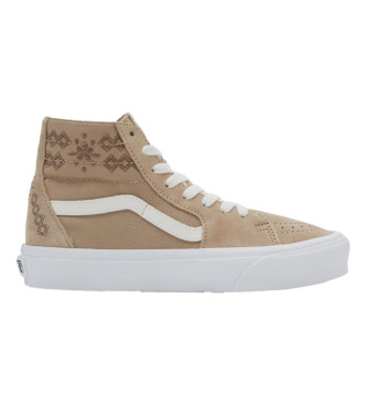 Vans para mujer. VN0009QP4MG1 Zapatillas de Piel SK8 Altas marrón (36), Plano, Cordones, Casual, Vans outlet 2024.