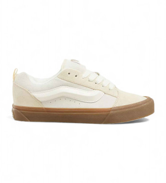 Zapatillas Knu Skool beige (36.5), Plano, Ante, Cordones, Casual, Vans outlet 2024.