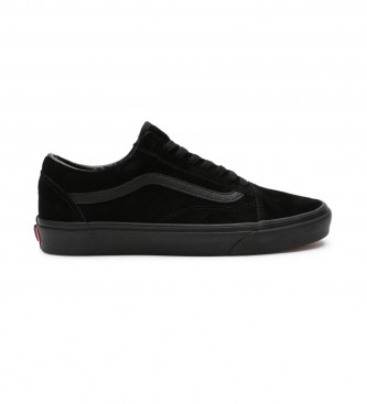 Vans para hombre. VN0A38G1NRI1 Zapatillas Old Skool De Ante Negro (44), Plano, Cordones, Casual, Deportivo, Vans outlet 2024.
