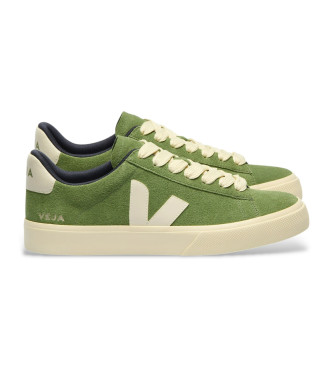 VEJAvoor vrouwen. CP0320525 Campo groen leren sportschoenen (41), Leer, Plat, Veters, Casual