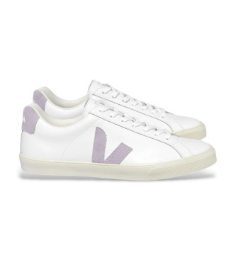 VEJA para mujer. EO0203511 Zapatillas de piel Esplar Logo blanco (36), Plano, Cordones, Casual