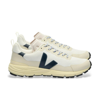 VEJA para mujer. DC1803220 Zapatillas Dekkan blanco (37), Plano, Cordones, Casual, Sostenible, Poliéster reciclado