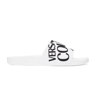 Versace Jeans Couture para homem. Chinelos de dedo com fundo deslizant