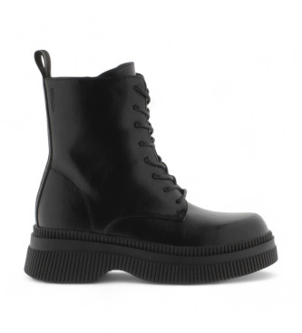 Botines Dublin Cordones negro (36), 3 a 5cm, Cremallera, Casual, Victoria outlet 2024.