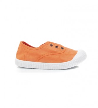 Victoria para niños. Zapatillas Regaliz naranja Victoria