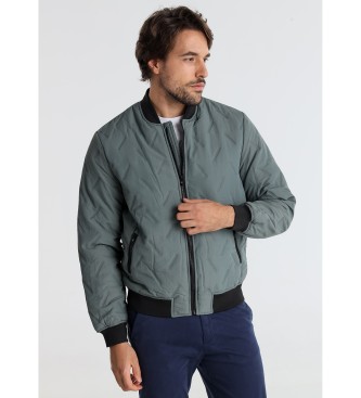 Victorio & Lucchino, V&L para hombre. 680057100 Cazadora bomber acolchada gris (M), Casual, Poliéster, Manga larga