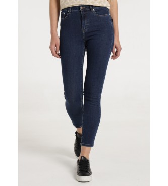 Victorio & Lucchino, V&L para mujer. 300028202 Jeans Skinny Tiro Medio azul (34), Casual, Denim, Poliéster