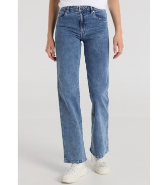 Victorio & Lucchino, V&L para mujer. 300208154 Jeans Straight fit azul (30), Casual, Algodón, Denim