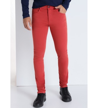 Pantalón 136508 rojo (36), Casual, Algodón