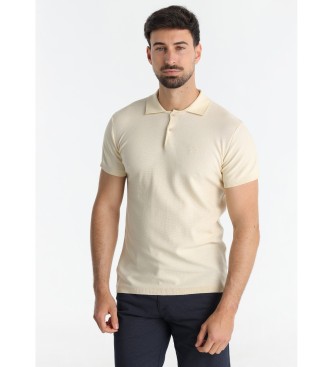 Victorio & Lucchino, V&L para hombre. 630427220 Polo de manga corta beige (XL), Casual, Algodón