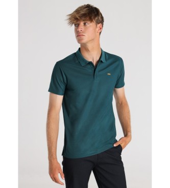 Imagen Victorio & Lucchino, V&L para hombre. 630067030 Polo básico Manga corta con logo bordado verde (3XL), Casual, Algodón