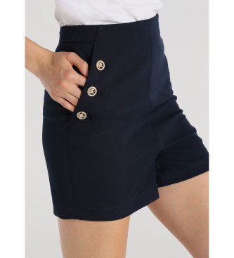 Victorio & Lucchino, V&L para mujer. 310038114 Shorts estilo marinero marino (26), Casual, Poliéster