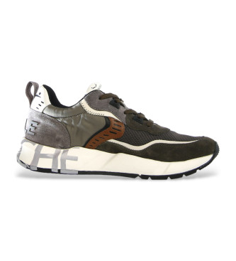 Voile blanche para hombre. 2017465 Zapatillas de piel Club 01 verde (41), Plano, Cordones, Casual, Voile blanche outlet 2024.