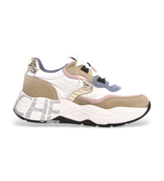 Voile blanche para mulher. 2017475 Ténis de couro Club 105 branco (36), Plano, 1 a 3cm, Cordão, Casual