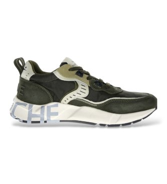 Voile blanche Zapatillas de Piel Club01 verde