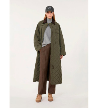 Weekend Max Mara för kvinnor. 2525496092600 Kappa Coccole grön (38), Casual, Polyamid