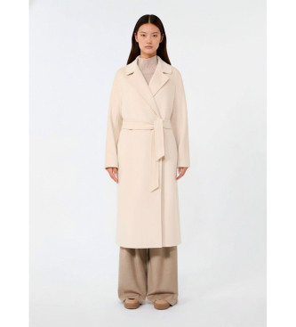 Weekend Max Mara para mulher. 2525016062600 Casaco de corte bege (38), Casual, Poliéster