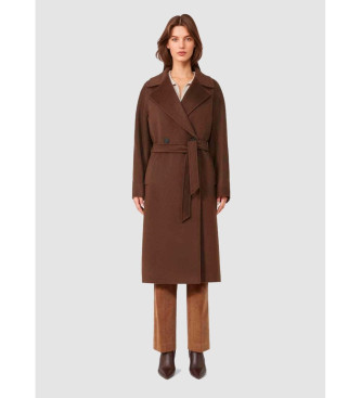 Weekend Max Mara para mulher. 2525016102600 Revestimento de resina de chocolate (42), Marrom, Casual, Lã