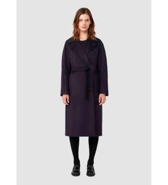 Weekend Max Mara para mulher. 2525016102600 Casaco de resina da Marinha (40), Casual, Lã, Marinho