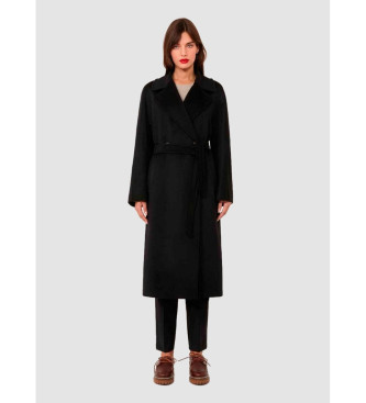 Weekend Max Mara para mulher. 2525016102600 Revestimento de resina preto (40), Casual, Lã