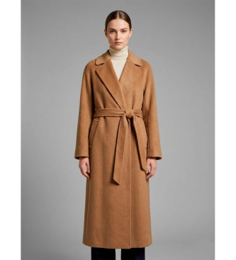 Weekend Max Mara para mujer. 2525016082600 Abrigo Tempera marrón beige (44), Casual, Lana