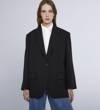 Weekend Max Mara para mujer. 2425046071650 Americana Bravo negro (M), Casual, Fiesta, Lana, Clásico