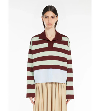 Weekend Max Mara para mujer. 2515951021600 Polo Halle verde salvia (L), Casual, Algodón, Manga larga