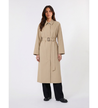 Weekend Max Mara para mujer. 2625026041650 Gabardina Wkdangus beige (36), Casual, Algodón, Clásico