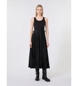 Weekend Max Mara para mujer. 2625626071650 Vestido Wkdclassi negro (L), Casual, Algodón, Sin mangas / Tirantes