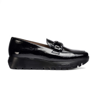 Wonders para mujer. A-2474 Mocasines de Piel Rose negro (37), 1 a 3cm, Ninguno, Casual, Clásico, Wonders outlet 2024.