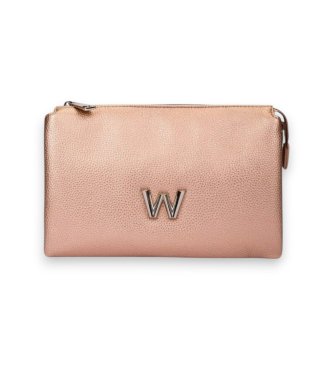 Wondersvoor vrouwen. WB-52007_941_7422 Bronzen Drop Bag (OSFA), Casual, Polyurethaan, Brons