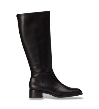 Wonders D- Botas de Piel Bonjour 03 Negro