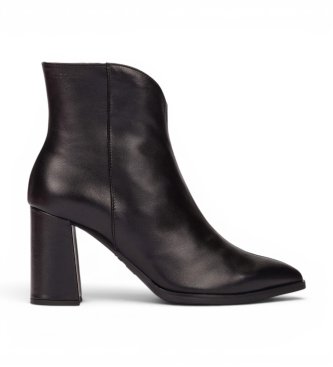 Wonders para mujer. M-5444 Botas de Piel Velvet negro (36), 3 a 5cm, Cremallera, Casual