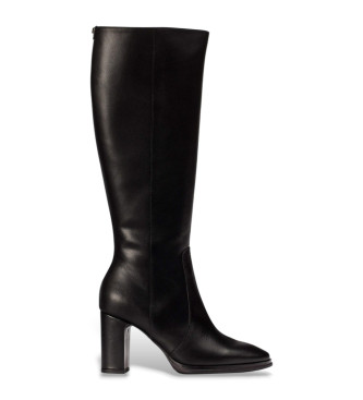 Wonders para mujer. M-5150 Botas Treze negro (39), Piel, 5 a 8cm, Cremallera, Casual