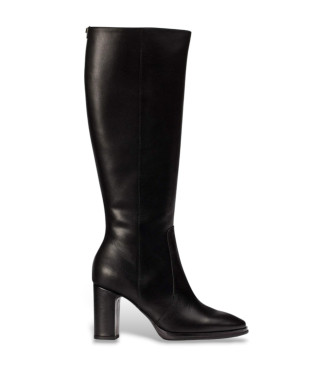 Wonders para mujer. M-5150 Botas Treze negro (40), Piel, 5 a 8cm, Cremallera, Casual