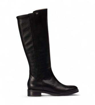 Wondersvoor mannen. C-54100_5510_5792 Leren laarzen Codigree 00 zwart (41), Leer, 1 tot 3 cm, Ritssluiting, Casual