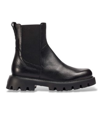 Wonders C- Botines de Piel Goodfly 11 Negro