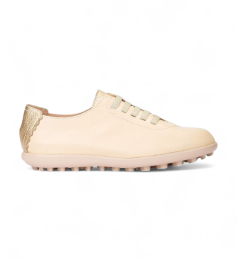 Wonders para mujer. A-5002_5437_12169 Zapatillas de Piel Flyfit 02 amarillo (40), Plano, Cordones, Casual