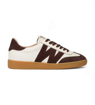 Wonders para mujer. AP-2001_5089_12118 Zapatillas de Piel Nubia 01 blanco (38), Plano, Cordones, Casual