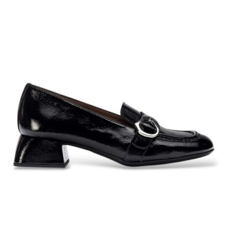 Wonders D- Mocasines de Piel James Negro