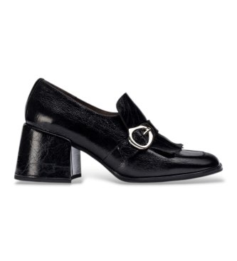 Wonders H- Mocasines de Piel Victoria 01 Negro