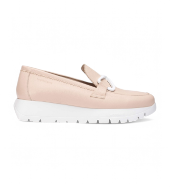 Wonders para mujer. A-2480_5078_6610 Mocasines de Piel Aura nude (36), 1 a 3cm, Ninguno, Casual
