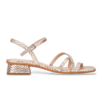 Wonders B- Sandalias de Piel Caliza 01 plateado