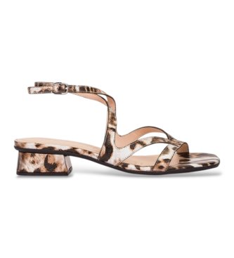 Wonders B- Sandalias de Piel Caliza 02 beige