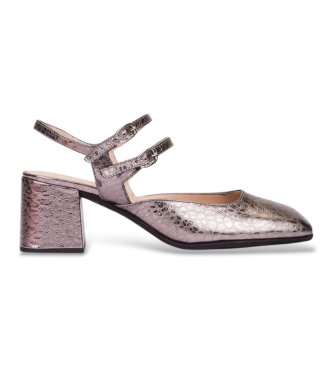 Wonders unisex H- Sandalias de Piel Anila 02 Plateado